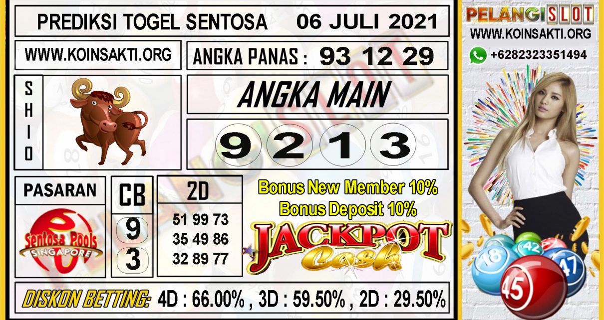 PREDIKSI TOGEL SENTOSA POOLS 06 JULI 2021