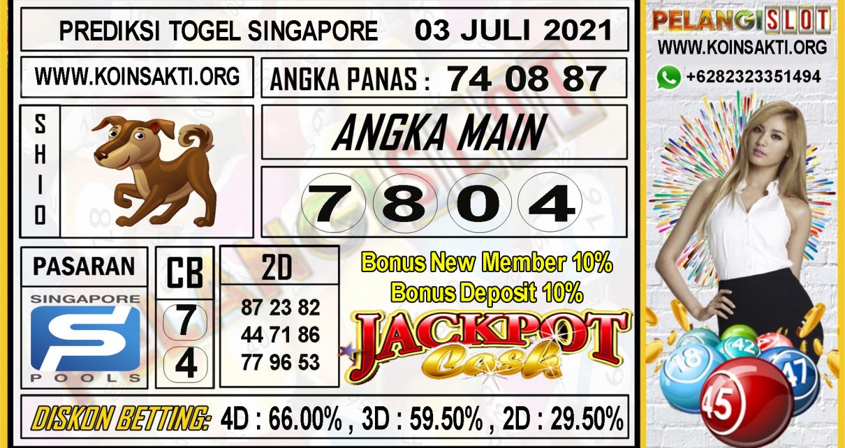 PREDIKSI TOGEL SINGAPORE POOLS 03 JULI 2021