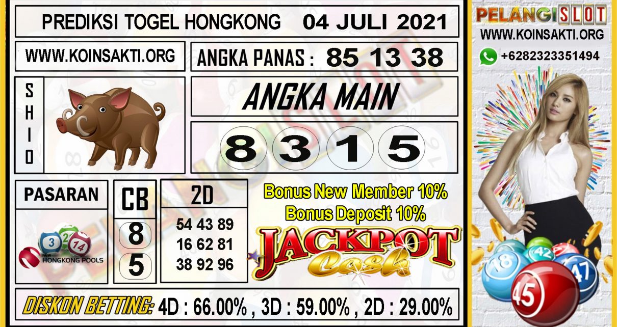 PREDIKSI TOGEL HONGKONG POOLS 04 JULI 2021