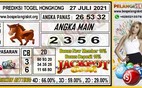 PREDIKSI TOGEL HONGKONG POOLS 27 JULI 2021