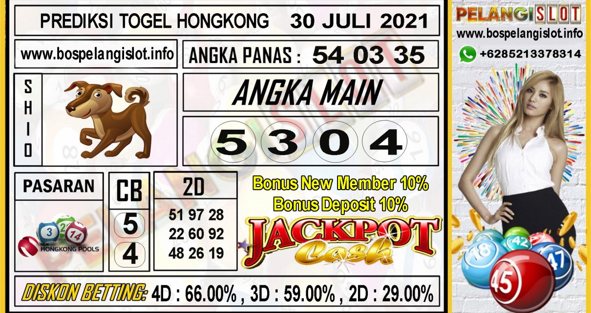 PREDIKSI TOGEL HONGKONG POOLS 30 JULI 2021