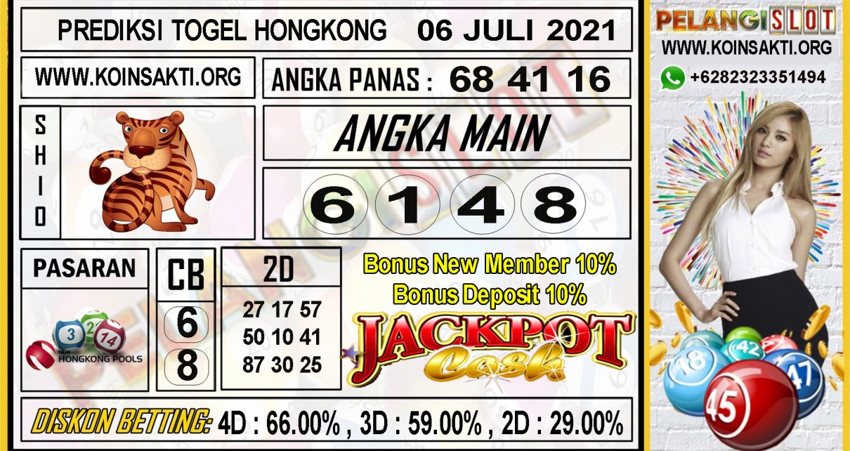 PREDIKSI TOGEL HONGKONG POOLS 06 JULI 2021