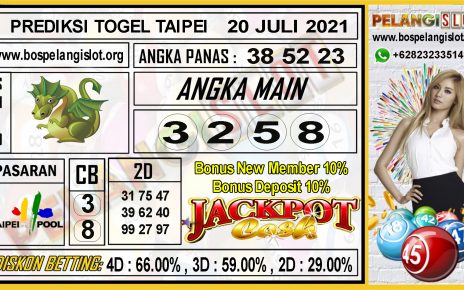 PREDIKSI TOGEL TAIPEI POOLS 20 JULI 2021