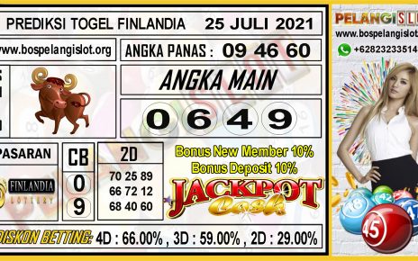 PREDIKSI TOGEL FINLANDIA LOTTERY 25 JULI 2021