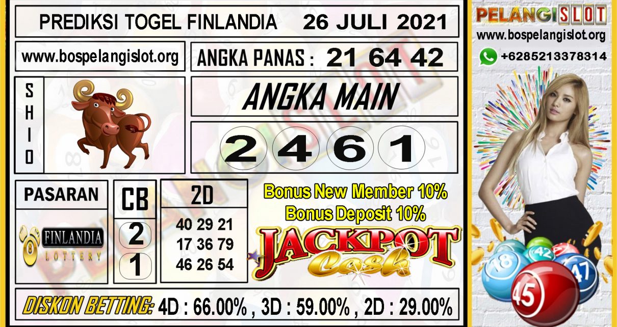 PREDIKSI TOGEL FINLANDIA LOTTERY 26 JULI 2021