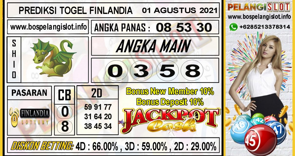 PREDIKSI TOGEL FINLANDIA LOTTERY 01 AGUSTUS 2021