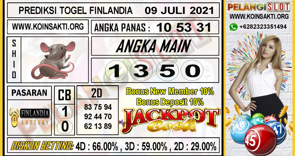 PREDIKSI TOGEL FINLANDIA LOTTERY 09 JULI 2021