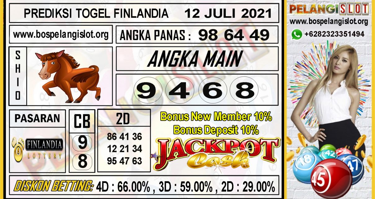 PREDIKSI TOGEL FINLANDIA LOTTERY 12 JULI 2021