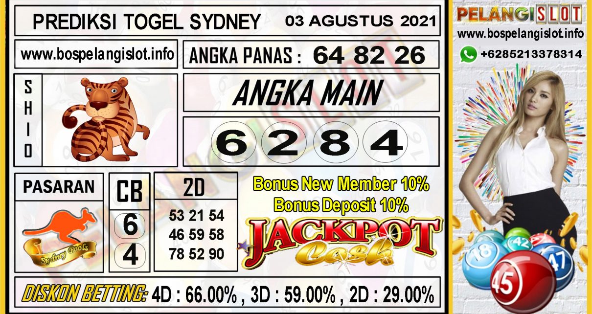 PREDIKSI TOGEL SYDNEY POOLS 03 AGUSTUS 2021