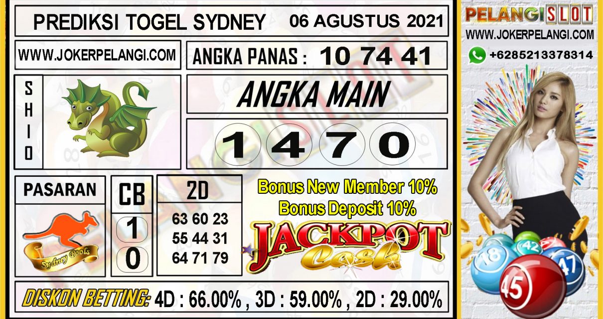 PREDIKSI TOGEL SYDNEY POOLS 06 AGUSTUS 2021