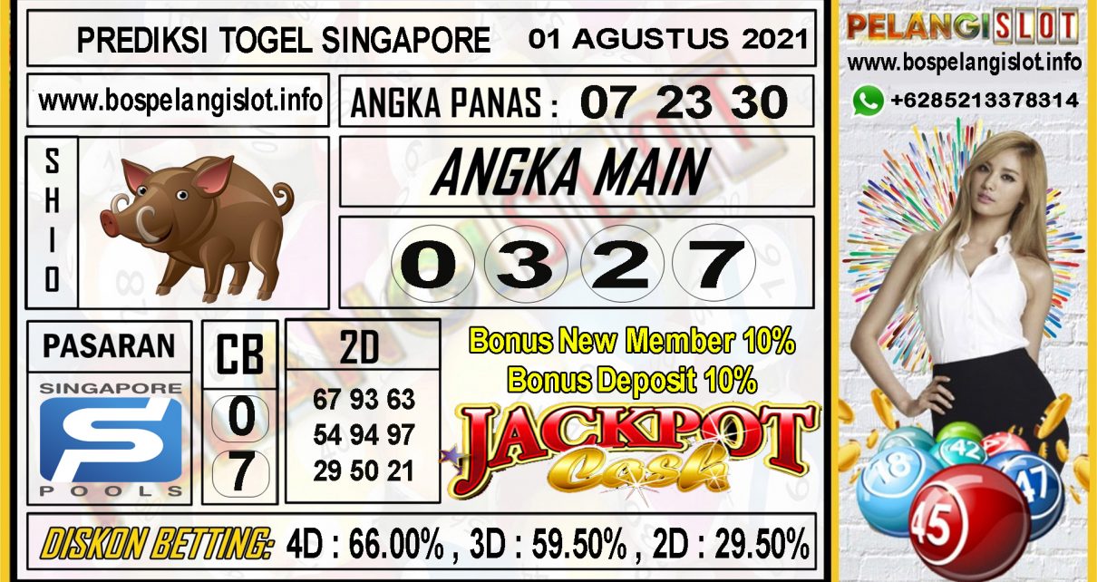 PREDIKSI TOGEL SINGAPORE POOLS 01 AGUSTUS 2021