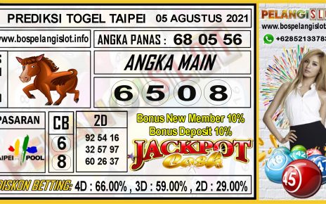 PREDIKSI TOGEL TAIPEI POOLS 05 AGUSTUS 2021