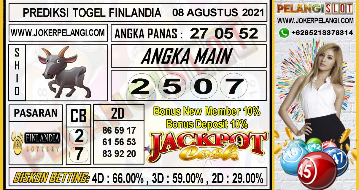 PREDIKSI TOGEL FINLANDIA LOTTERY 08 AGUSTUS 2021