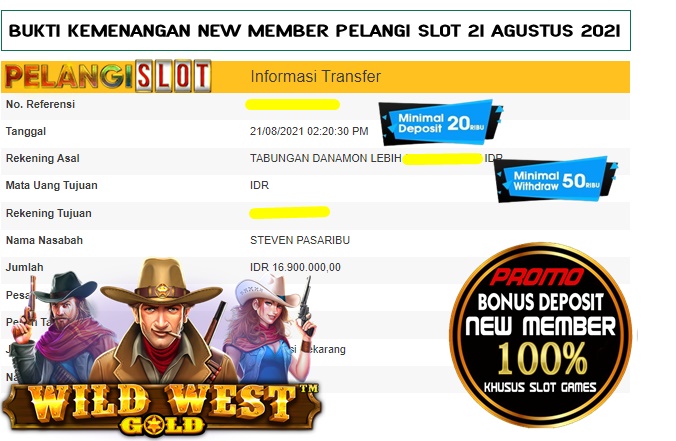 BUKTI KEMENANGAN MEMBER TANGGAL 21 AGUSTUS 2021