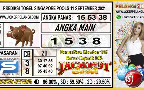 PREDIKSI TOGEL SINGAPORE POOLS 11 SEPTEMBER 2021