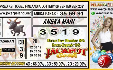 PREDIKSI TOGEL FINLANDIA POOLS 9 SEPTEMBER 2021