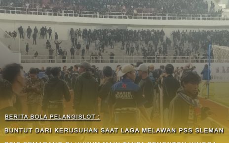 Buntut dari kerusuhan saat laga melawan PSS Sleman PSIS Semarang di hukum main tanpa penonton