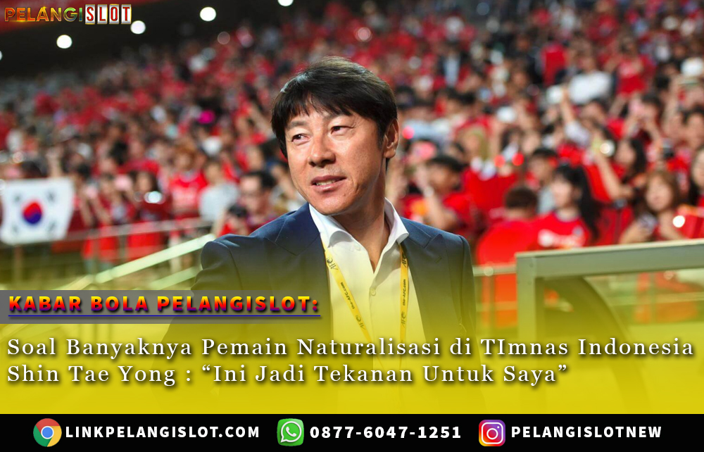 Dengan banyaknya pemain naturalisasi Pelatih timnas indonesia Shin Tae Yong angkat bicara : Ini jadi tekanan untuk saya