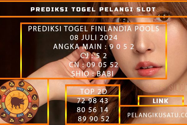PREDIKSI TOGEL FINLANDIA POOLS 08 JULI 2024