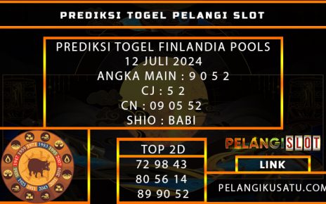 PREDIKSI TOGEL FINLANDIA POOLS 12 JULI 2024