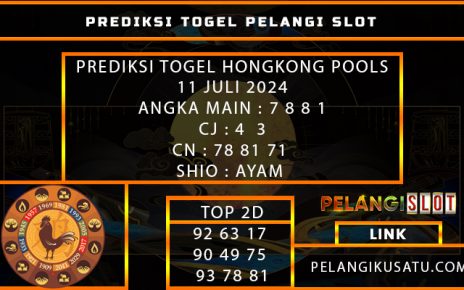 PREDIKSI TOGEL HONGKONG POOLS 11 JULI 2024