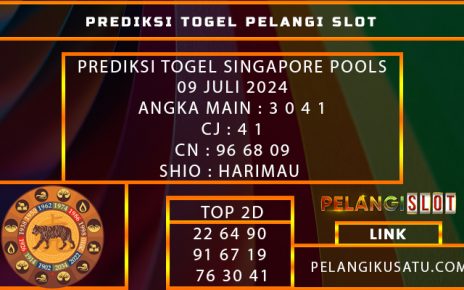 PREDIKSI TOGEL SINGAPORE POOLS 09 JULI 2024