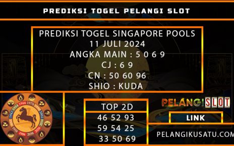 PREDIKSI TOGEL SINGAPORE POOLS 11 JULI 2024