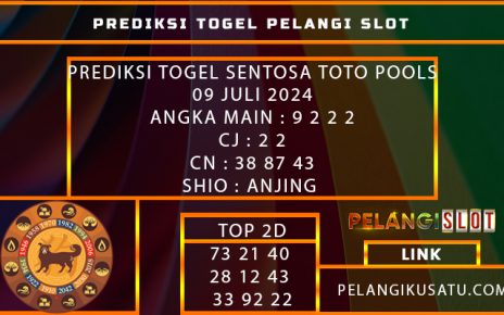 PREDIKSI TOGEL SENTOSA TOTO POOLS 09 JULI 2024