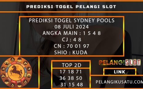 PREDIKSI TOGEL SYDNEY POOLS 08 JULI 2024