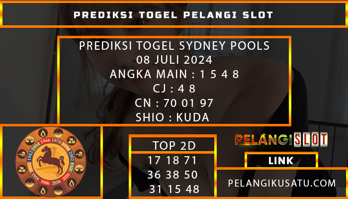 PREDIKSI TOGEL SYDNEY POOLS 08 JULI 2024