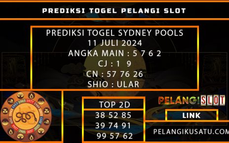 PREDIKSI TOGEL SYDNEY POOLS 11 JULI 2024