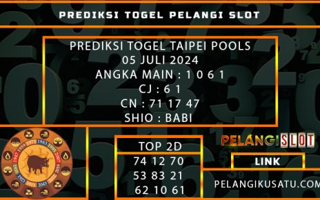 PREDIKSI TOGEL TAIPEI POOLS 05 JULI 2024