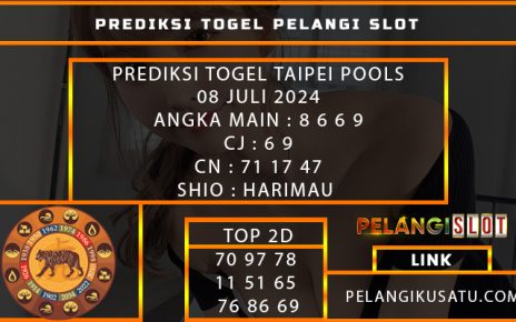 PREDIKSI TOGEL TAIPEI POOLS 08 JULI 2024