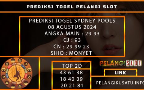 PREDIKSI TOGEL SYDNEY POOLS 08 AGUSTUS 2024