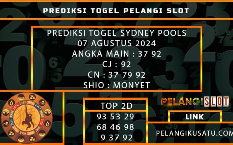 PREDIKSI TOGEL SYDNEY POOLS 07 AGUSTUS 2024