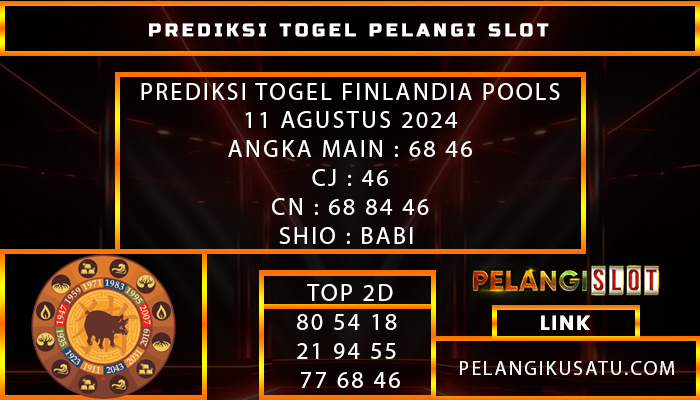 PREDIKSI TOGEL FINLANDIA POOLS 11 AGUSTUS 2024