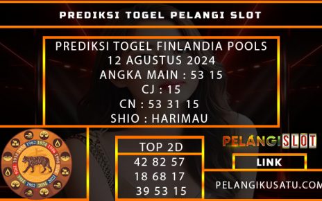 PREDIKSI TOGEL FINLANDIA POOLS 12 AGUSTUS 2024