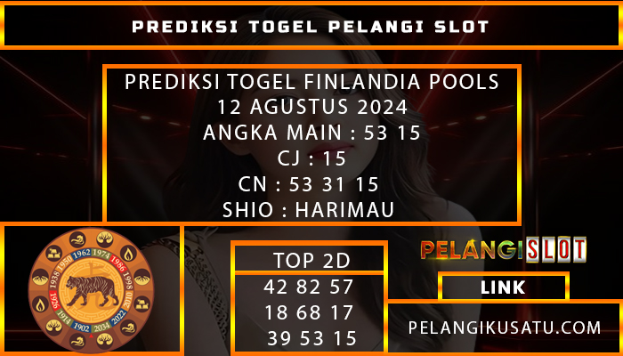 PREDIKSI TOGEL FINLANDIA POOLS 12 AGUSTUS 2024