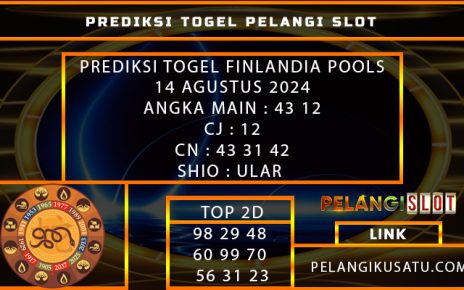 PREDIKSI TOGEL FINLANDIA POOLS 14 AGUSTUS 2024