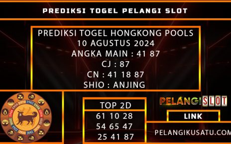 PREDIKSI TOGEL HONGKONG POOLS 10 AGUSTUS 2024