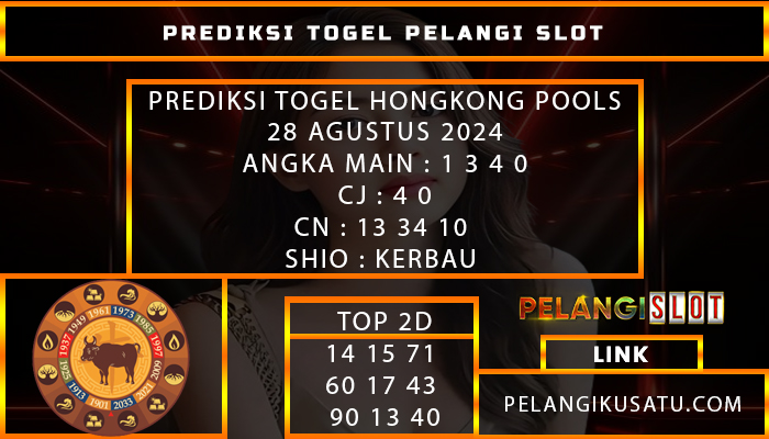 PREDIKSI TOGEL HONGKONG POOLS 28 AGUSTUS 2024