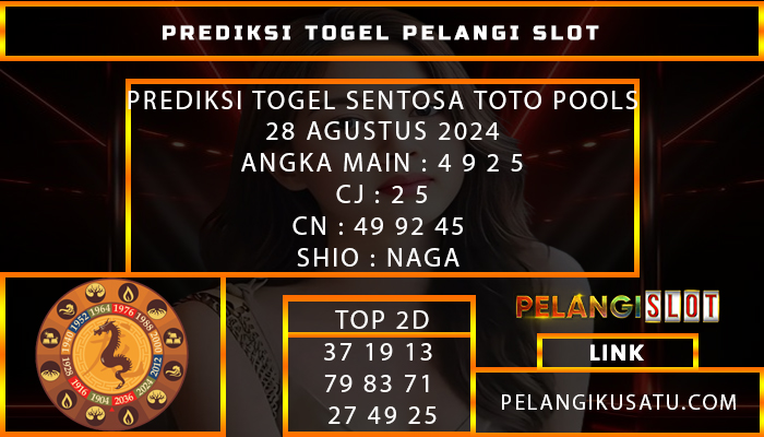 PREDIKSI TOGEL SENTOSA TOTO POOLS 28 AGUSTUS 2024