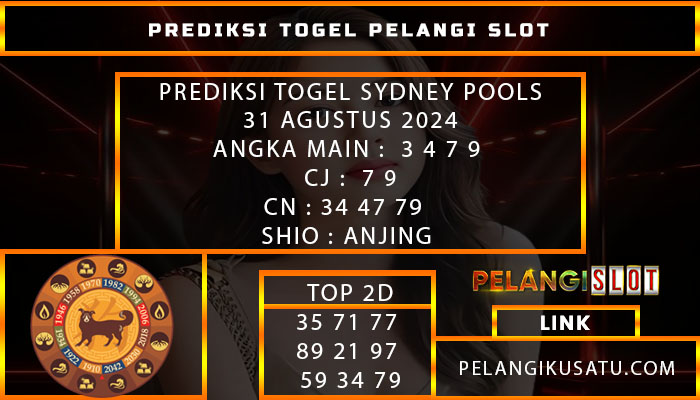 PREDIKSI TOGEL SYDNEY POOLS 31 AGUSTUS 2024