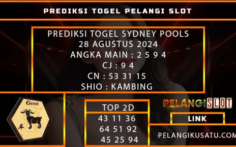 PREDIKSI TOGEL SYDNEY POOLS 28 AGUSTUS 2024