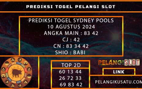 PREDIKSI TOGEL SYDNEY POOLS 09 AGUSTUS 2024