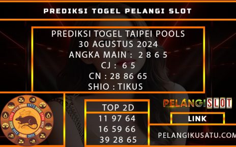 PREDIKSI TOGEL TAIPEI POOLS 30 AGUSTUS 2024