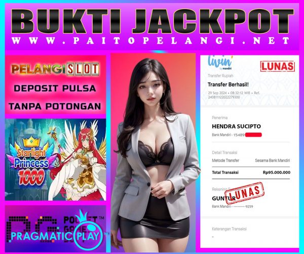 BUKTI JACKPOT PRAGMATIC 29 SEPTEMBER 2024