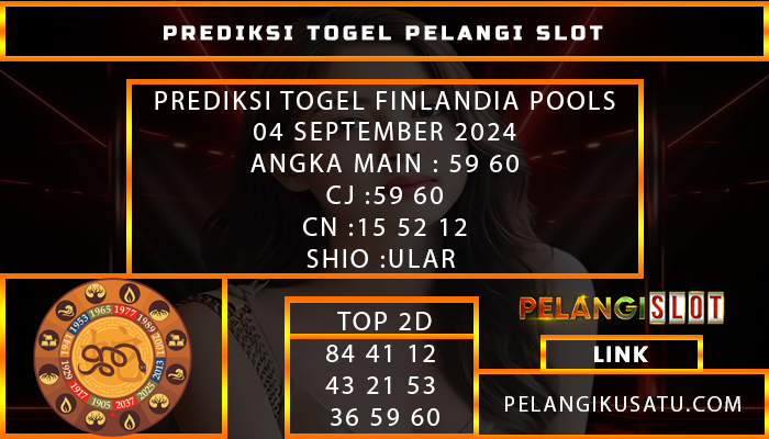 PREDIKSI TOGEL FINLANDIA POOLS 04 SEPTEMBER 2024