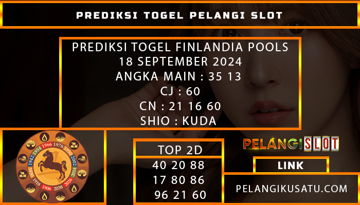 PREDIKSI TOGEL FINLANDIA POOLS 18 SEPTEMBER 2024