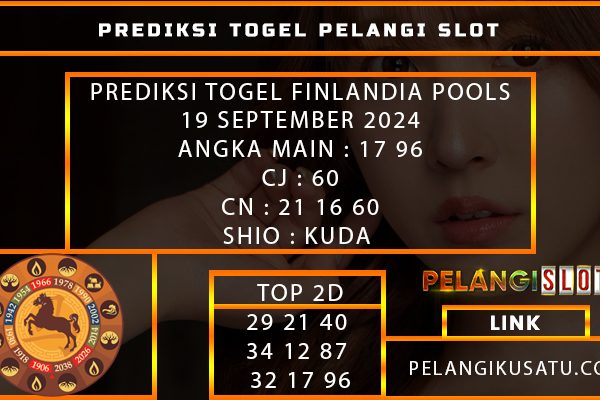 PREDIKSI TOGEL FINLANDIA POOLS 19 SEPTEMBER 2024